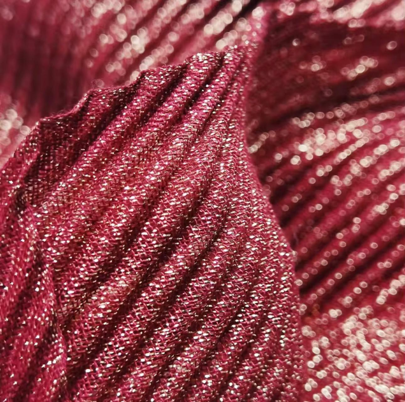 Extra Shimmer Ripple - Red Silver – LAYYAN COLLECTION