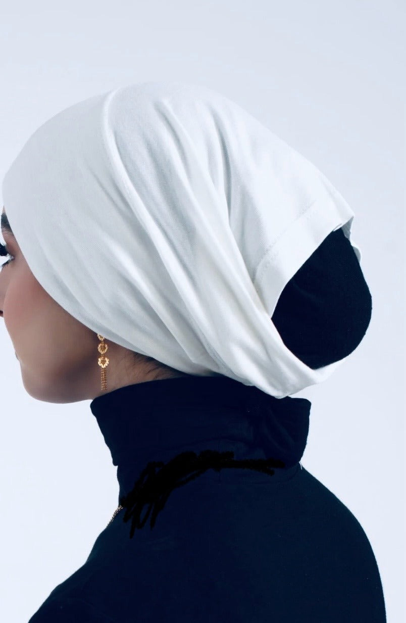 Hijab Tube Cap - White – LAYYAN COLLECTION
