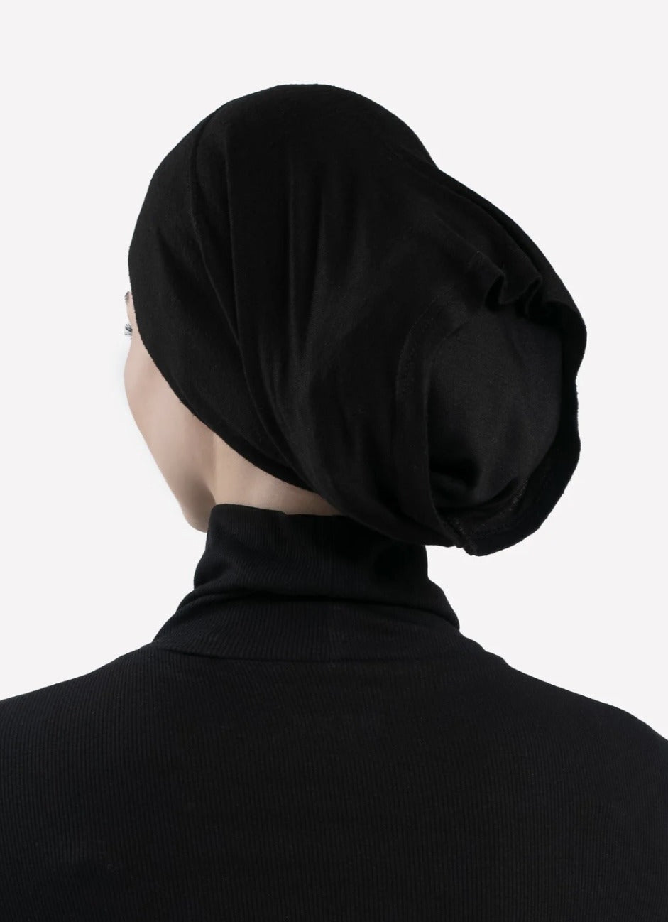 Hijab Tube Cap - Black – LAYYAN COLLECTION